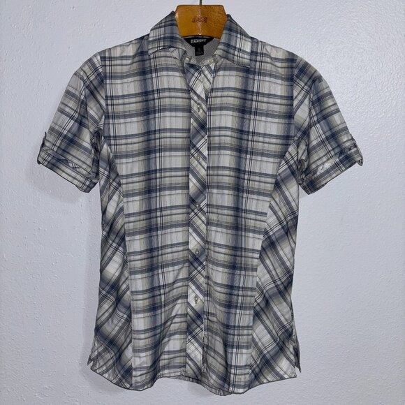 Blackhawk! Tops - Blackhawk! Strenia Women’s Plaid Tactical Short Sleeve Shirt Zip Pockets Small